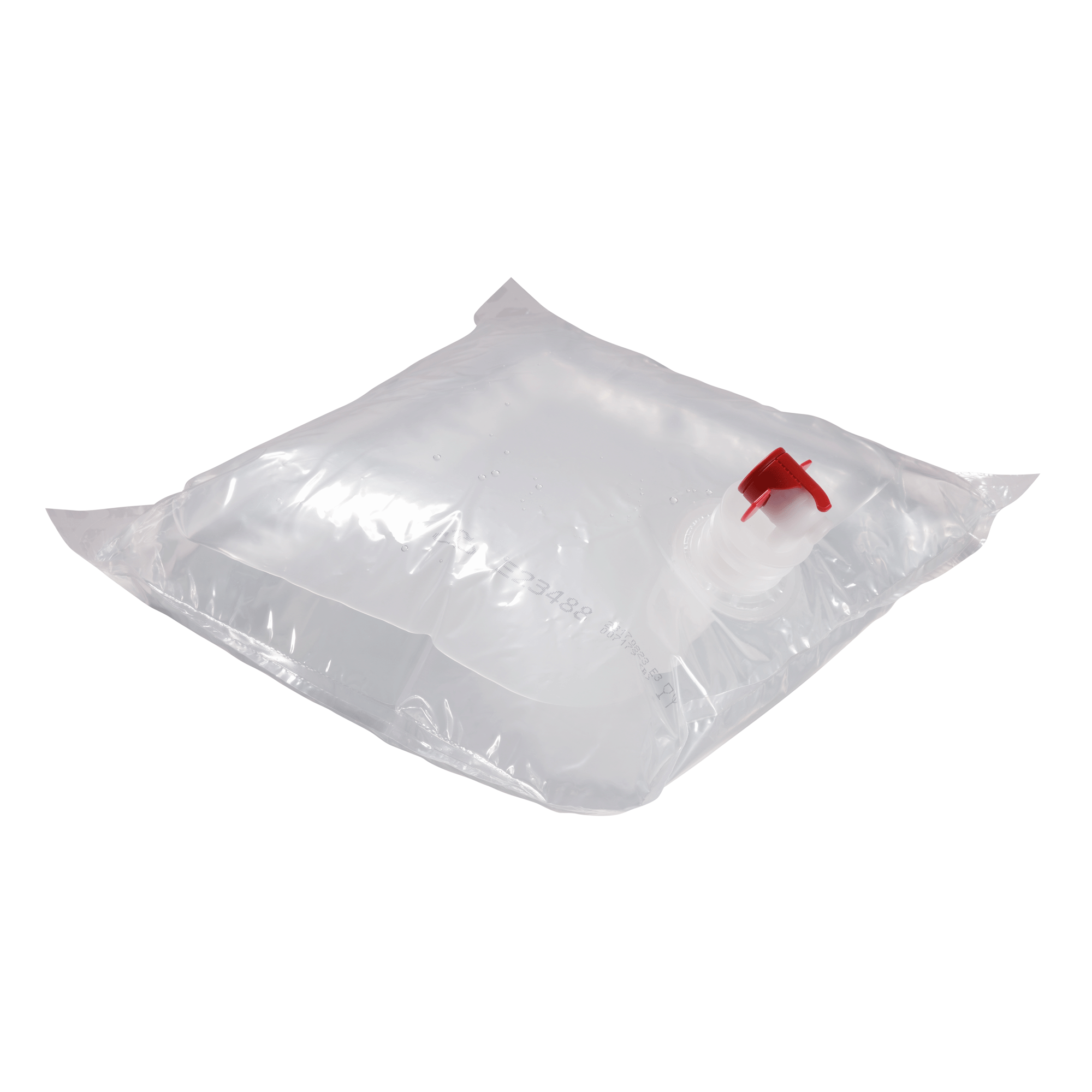 Bag in Box Füllsack 3l, transparent mit Ventil