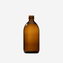Medizinflasche aus Braunglas, 500ml, Mdg.: PP-28