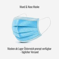 Mund & Nase Maske, kostengünstige 3L Standardmaske