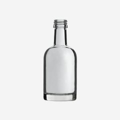Osla Flasche 50ml, Weißglas, Mdg.: PP18