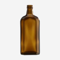 Elixierflasche 500ml, Braunglas, Mdg.: PP28