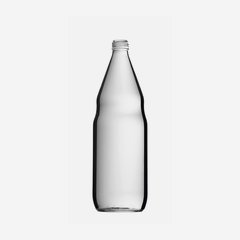 Saft oder Essigflasche 1000ml, Weißglas, Mdg:MCA28