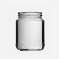 Honigglas Euro 390ml, Weißglas, Mdg.: TO70