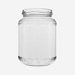 Honigglas Euro 770ml, Weißglas, Mdg.: TO82
