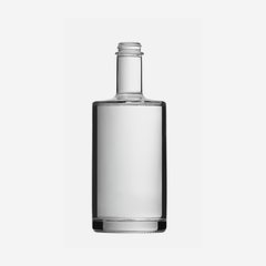 Viva Flasche 500ml, Weißglas, Mdg.: GPI28