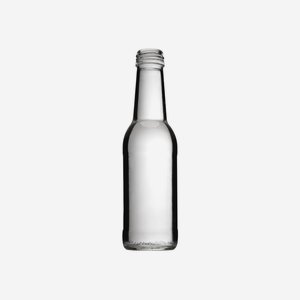 Longneck Flasche 200ml, Weißglas, Mdg.: MCA28
