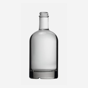 Osla Flasche 500ml, Weißglas, Mdg.: GPI28