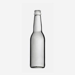 Longneck Flasche 330ml, Weißglas, Mdg.: CC