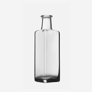 Nero Flasche 100ml, Weißglas, Mdg.: Kork