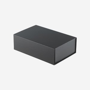 Opal Faltkarton, schwarz-matt, L26 x B16 x H8 cm