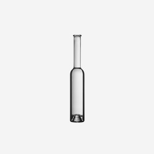 Platin Flasche 100ml, Weißglas, Mdg.: Kork