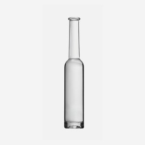 Platin Flasche 40ml, Weißglas, Mdg.: Kork