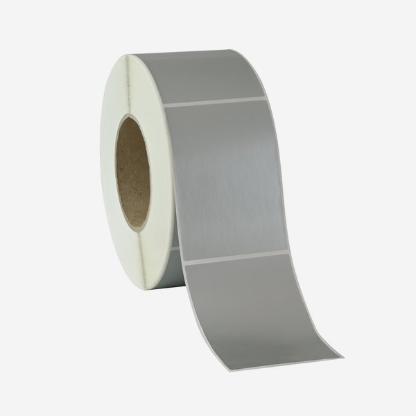 Etikette 70x99mm, silber matt, Schmalbahn
