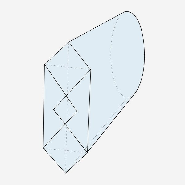OPPC - Kreuzbodensack, B120 x H225mm