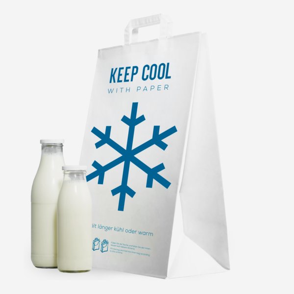 Kühltragetasche "KEEP COOL" Papier, 320/160/450