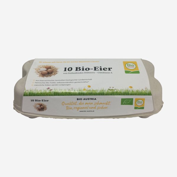 Eierkarton 10er, "Bio Austria"