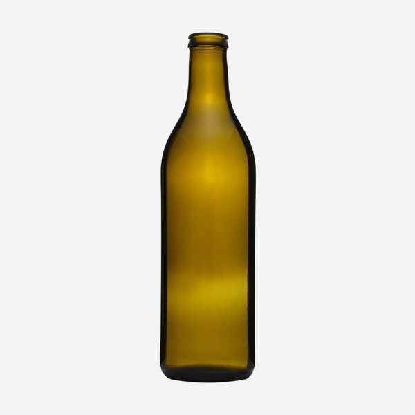 Ölflasche 500ml, Antikglas, Mdg.: Rical