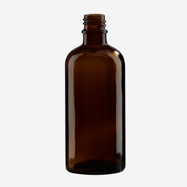 Tropfflaschen aus Braunglas, 100ml, Mdg.: GL-18