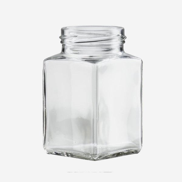 Vierkantglas 260ml, Weißglas, Mdg.: TO58